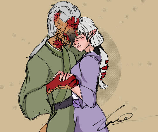 Art gift by @astroharu